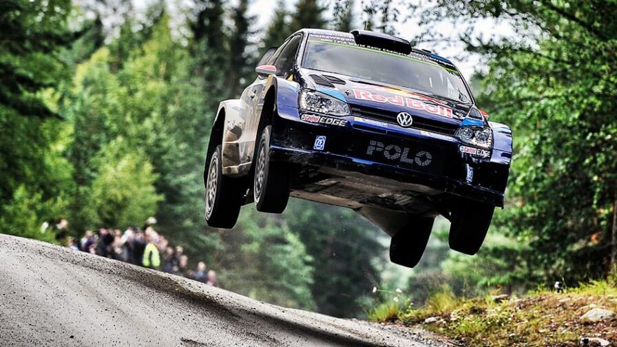 Neste Rally Finland race car